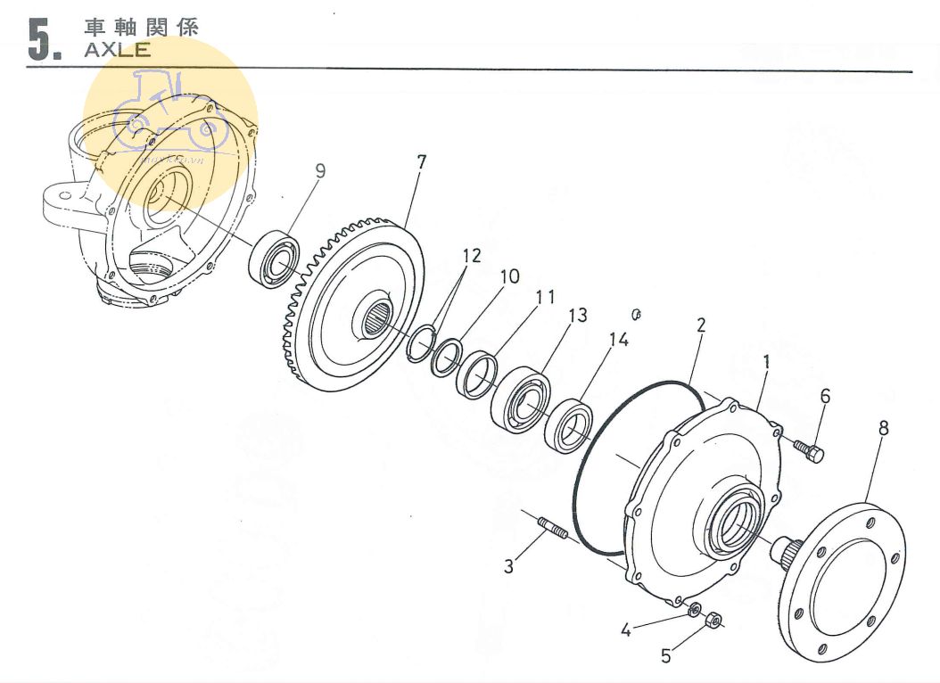 Trục bánh trước